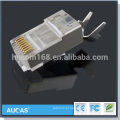 FTP cat7 rj45 conector 8P8C cabo de rede modular plug grossista preço